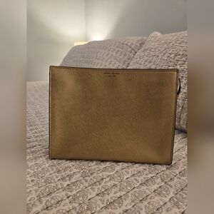 Henri bendel gold clutch